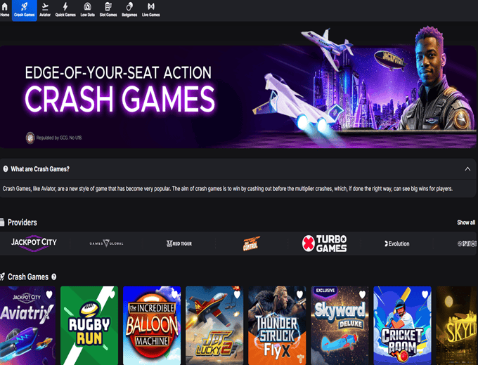Jackpot city casino ghana crash games sikacasinos